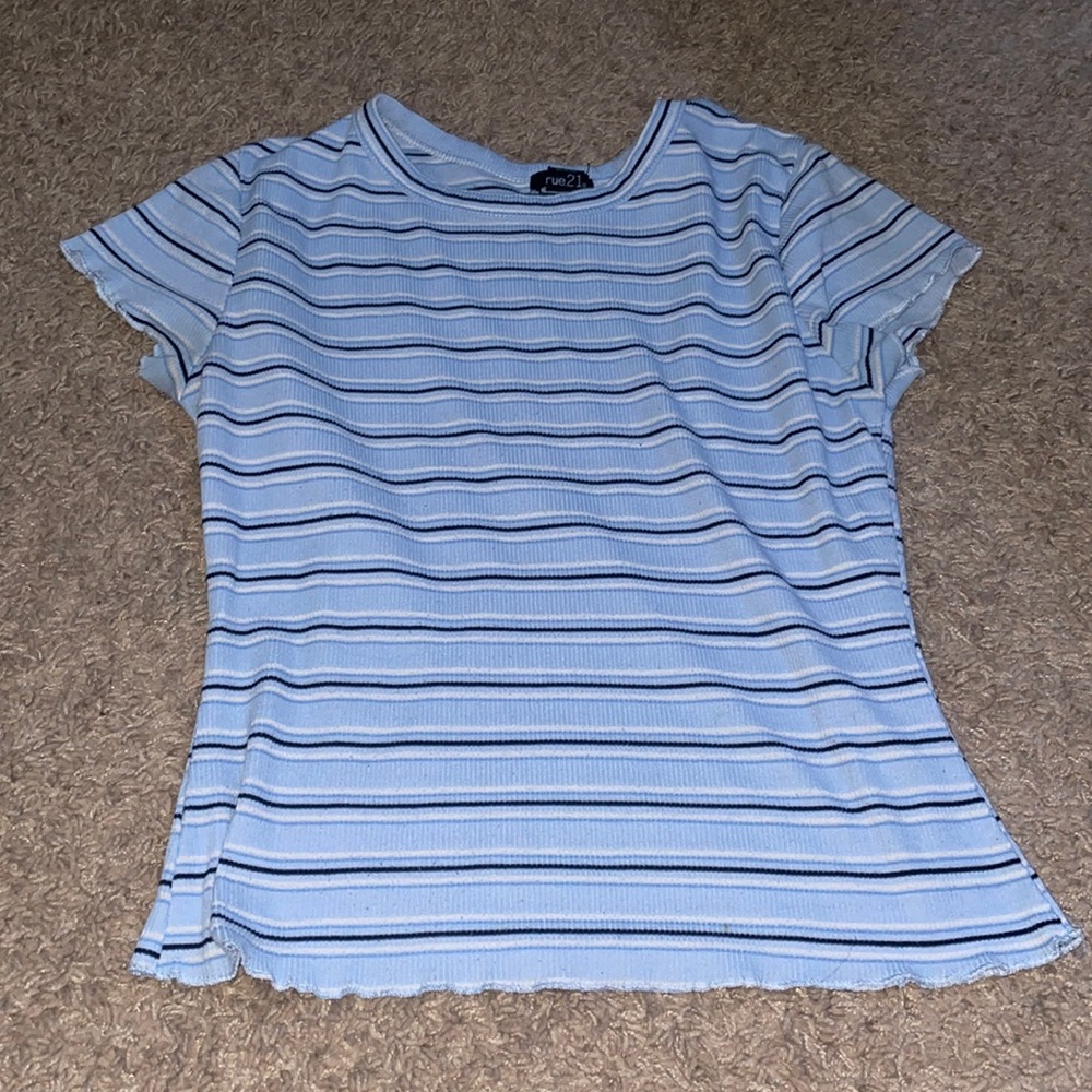 Blue Striped Shirt